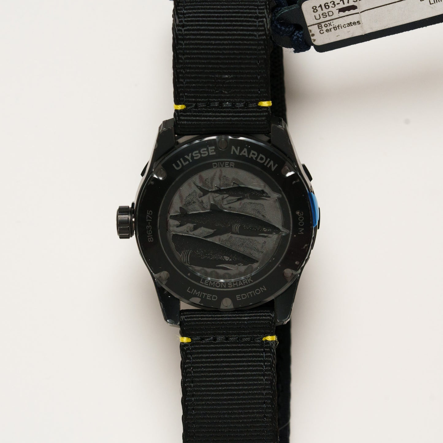 Ulysse Nardin Diver Lemon Shark 42mm 8163-175LE/92-LEMON
