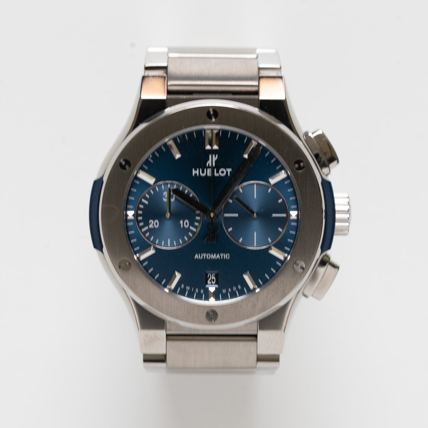 Hublot Classic Fusion Blue Chronograph Titanium 520.NX.7170.NX