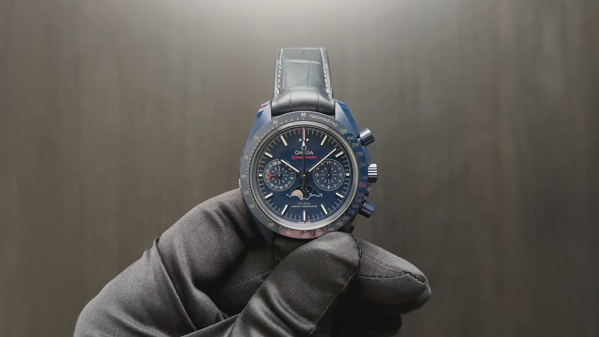 Pre Owned Omega Speedmaster Blue Side of the Moon 304.93.44.52