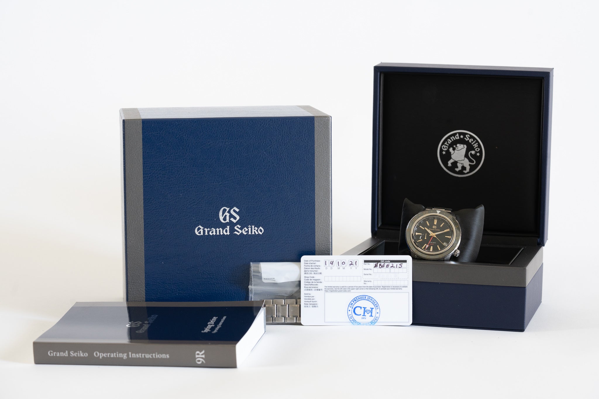 Pre Owned Grand Seiko Heritage Spring Drive GMT Sport SBGE215